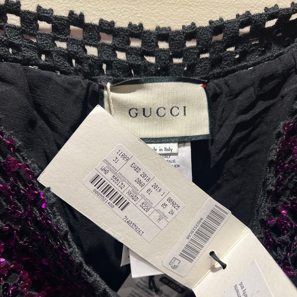 Gucci Sequined Wide Leg Pants - Picture 6 of 13